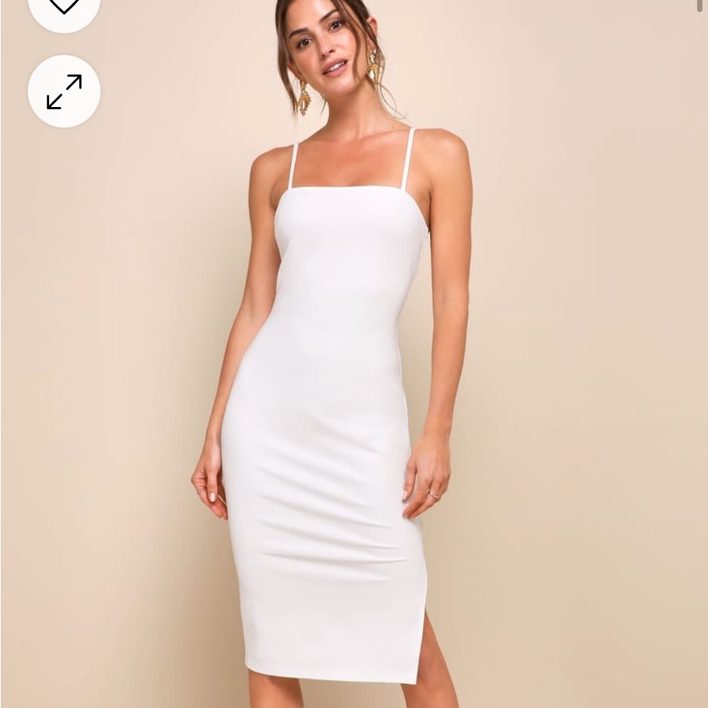 White lulus dress